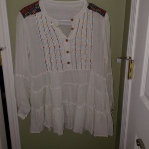 Buckle boho top